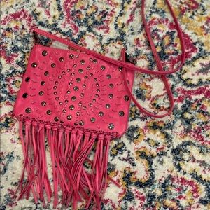 Crossbody fringe bag